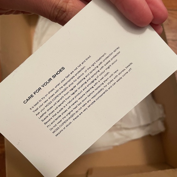 Moss Copenhagen Black Leather Tassel Ankle Booties - Picture 8 of 9